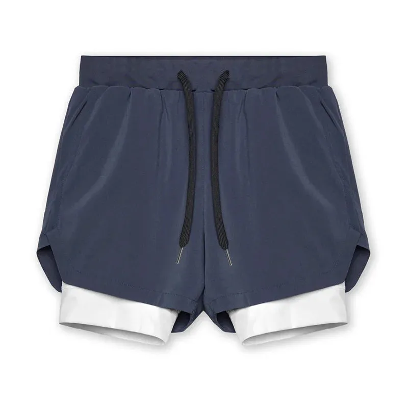Men's 2-in-1 Quick Dry Sports Shorts