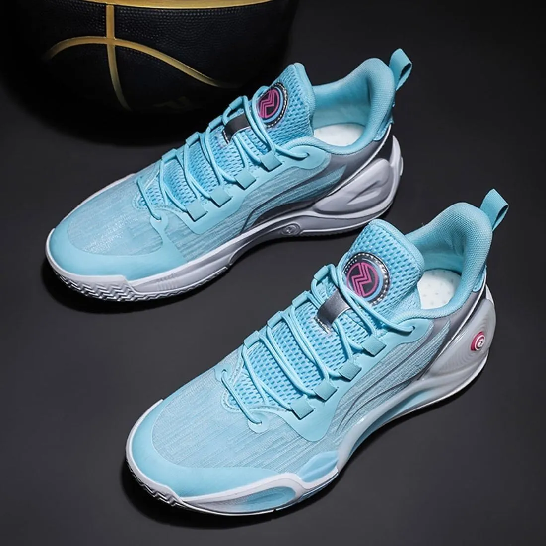 Men's Basketball Shoes are Breathable Anti Slip Wear-Resistant Shock-Absorbing Sports Training Boots