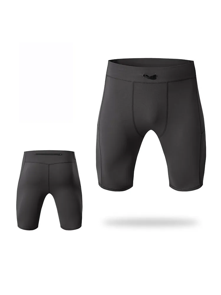Men's High-Stretch Fitness Sports Quick-Dry Compression Shorts