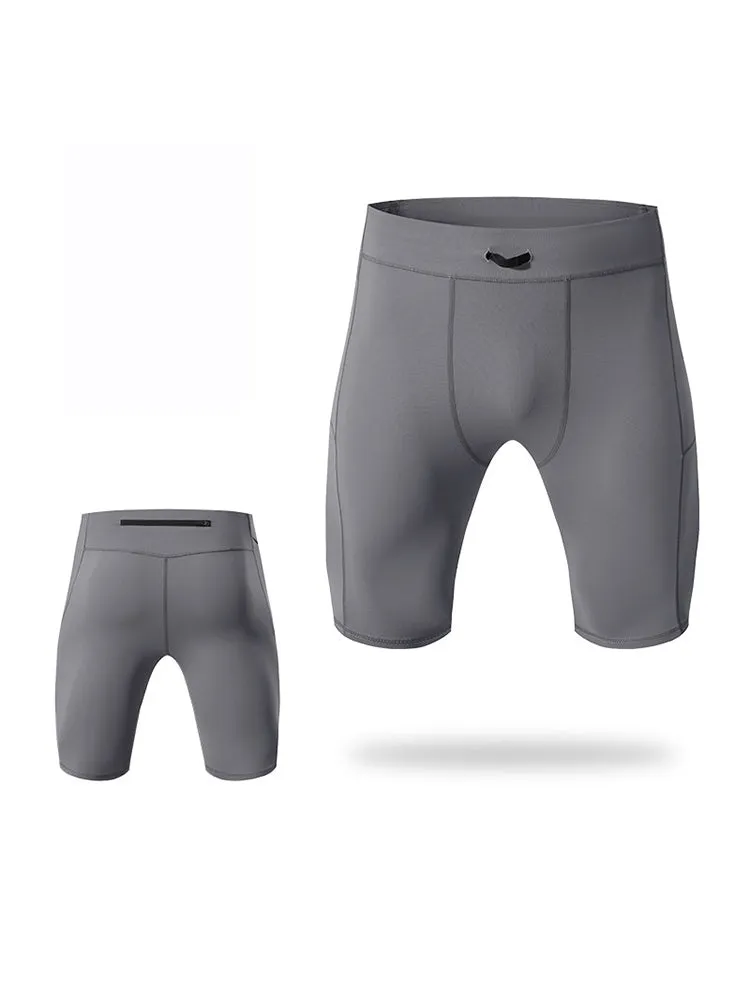 Men's High-Stretch Fitness Sports Quick-Dry Compression Shorts