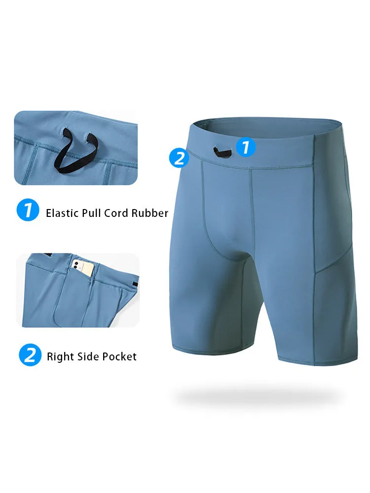 Men's High-Stretch Fitness Sports Quick-Dry Compression Shorts