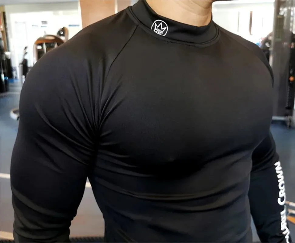 Men's Long Sleeve Fitness Training Shirt - Quick Dry