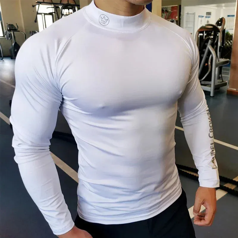 Men's Long Sleeve Fitness Training Shirt - Quick Dry