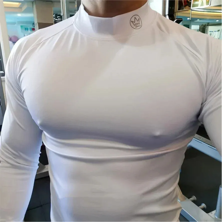 Men's Long Sleeve Fitness Training Shirt - Quick Dry