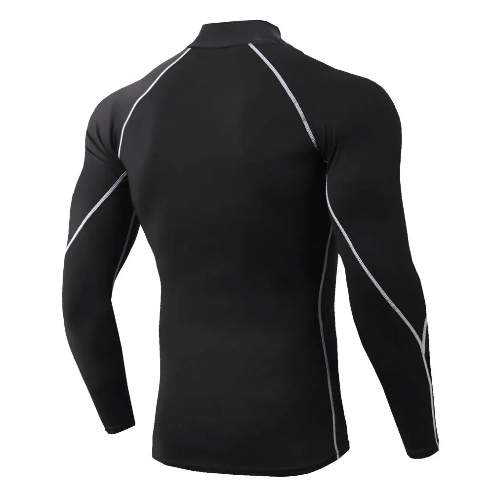 Men's Long Sleeve Fitness Training Shirt - Quick Dry