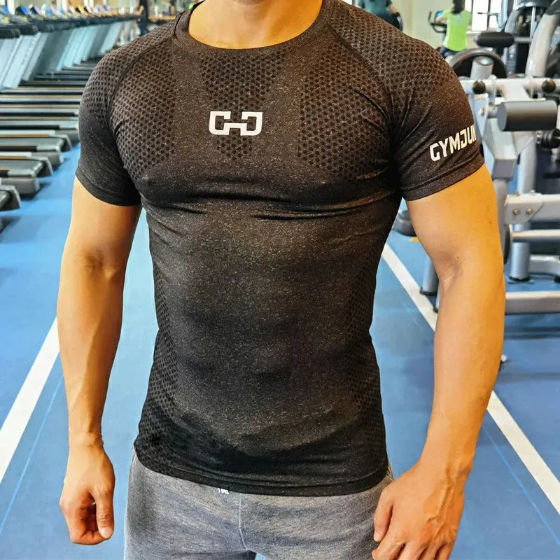 Men's Quick Dry Compression Gym T-shirt