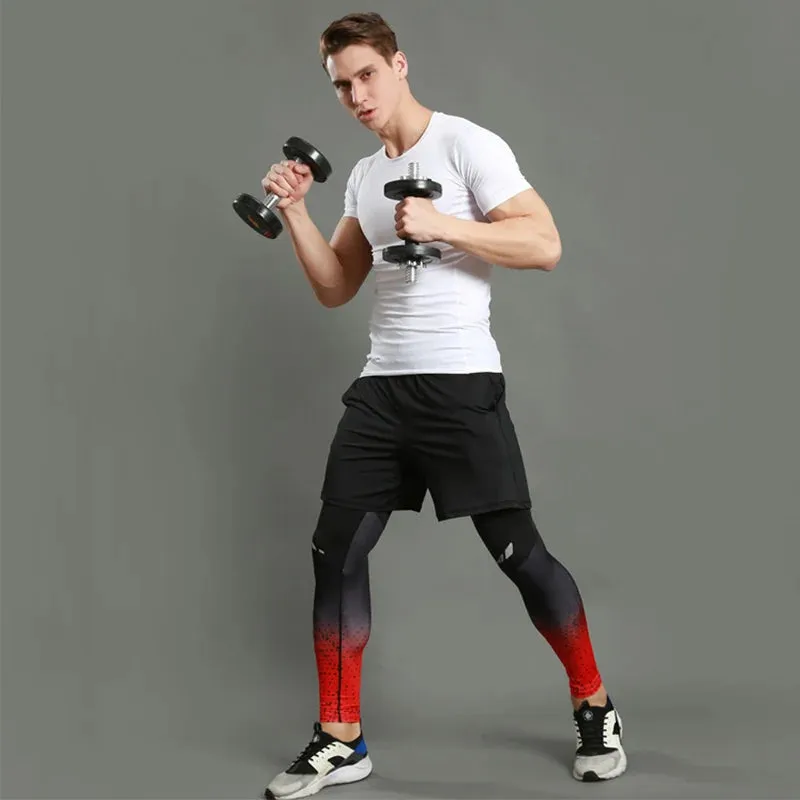 Men's Quick Dry Compression Running Tights