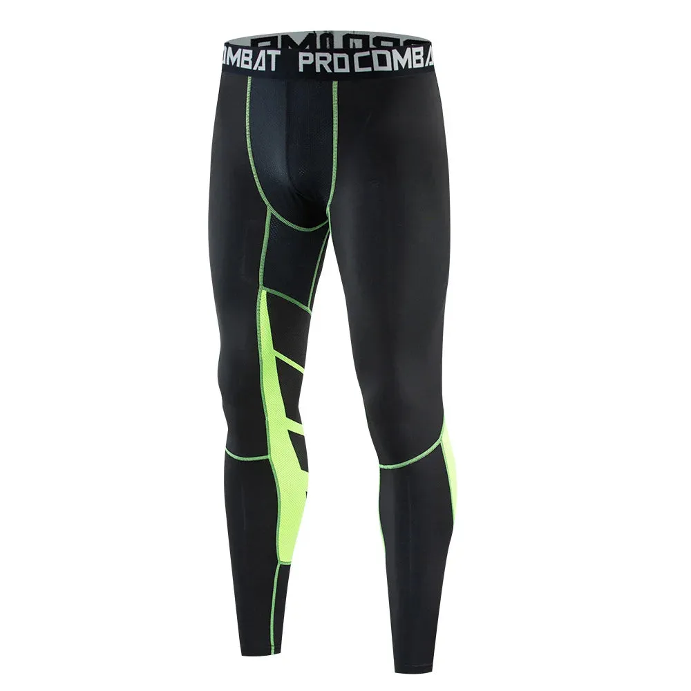 Men's Quick Dry Compression Running Tights