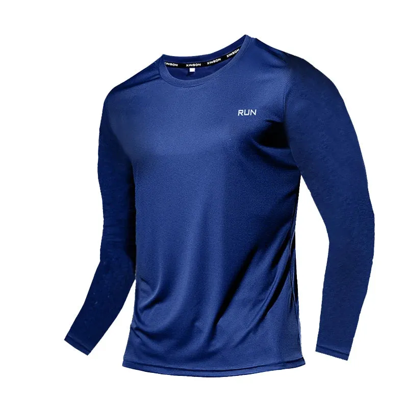 Men's Quick Dry Long Sleeve Running Shirt