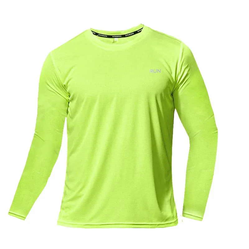 Men's Quick Dry Long Sleeve Running Shirt