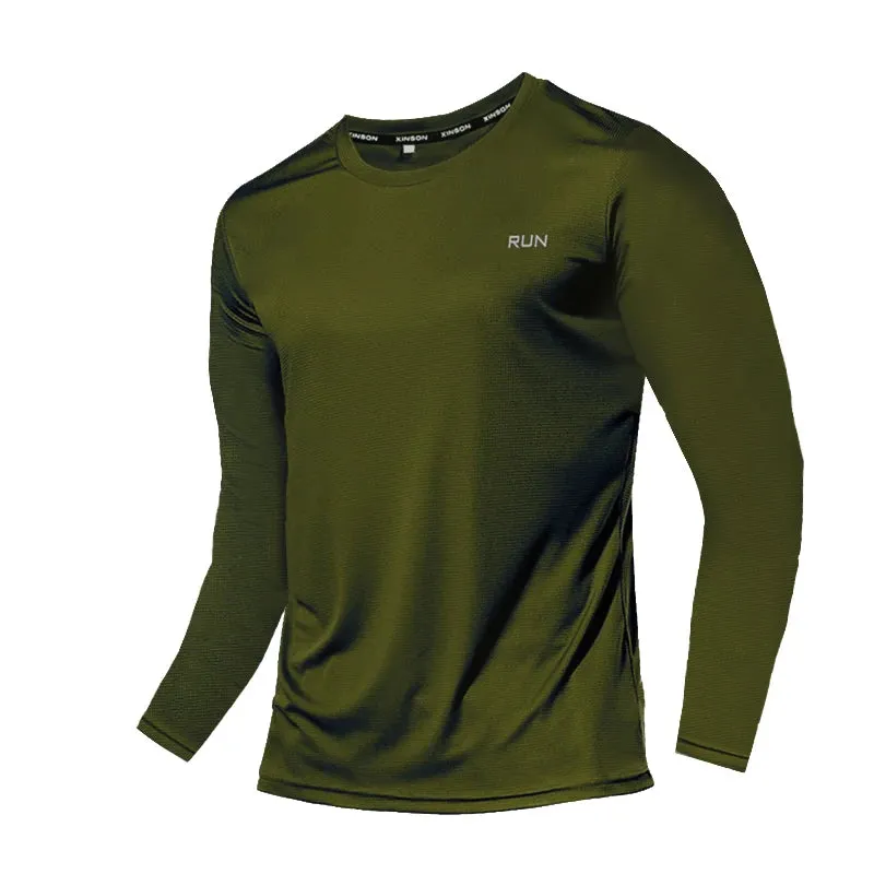 Men's Quick Dry Long Sleeve Running Shirt