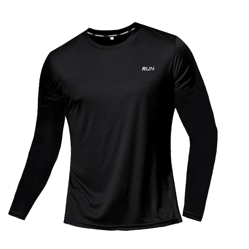 Men's Quick Dry Long Sleeve Running Shirt