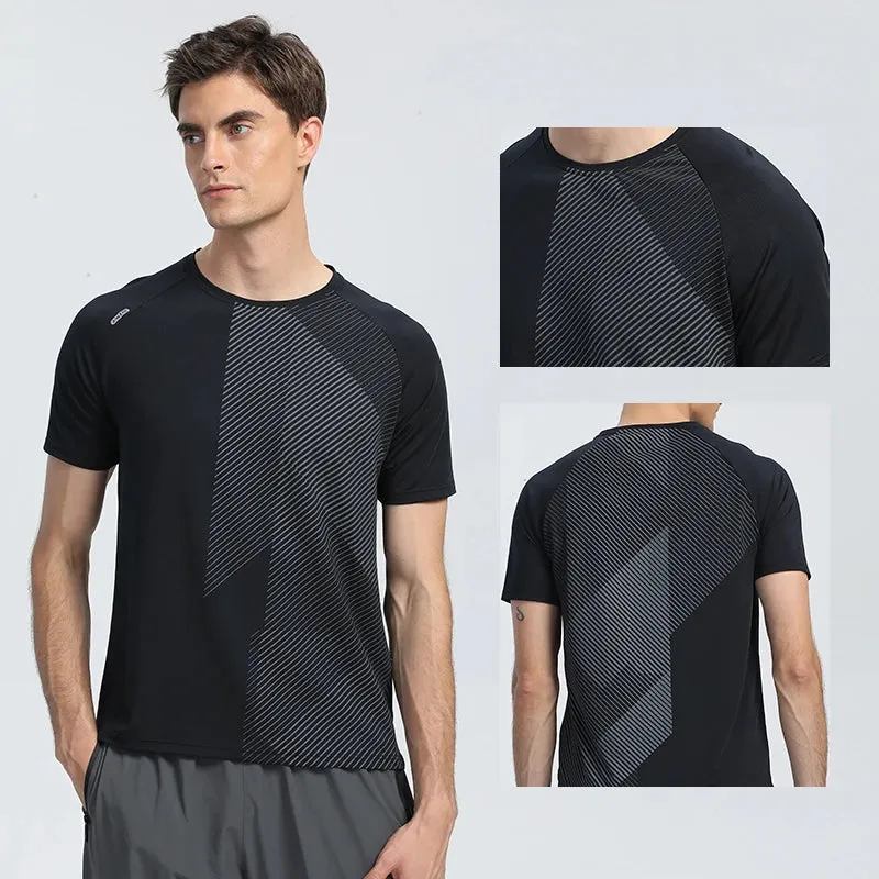 Men's Quick Dry Running T-shirt - Breathable Sportswear
