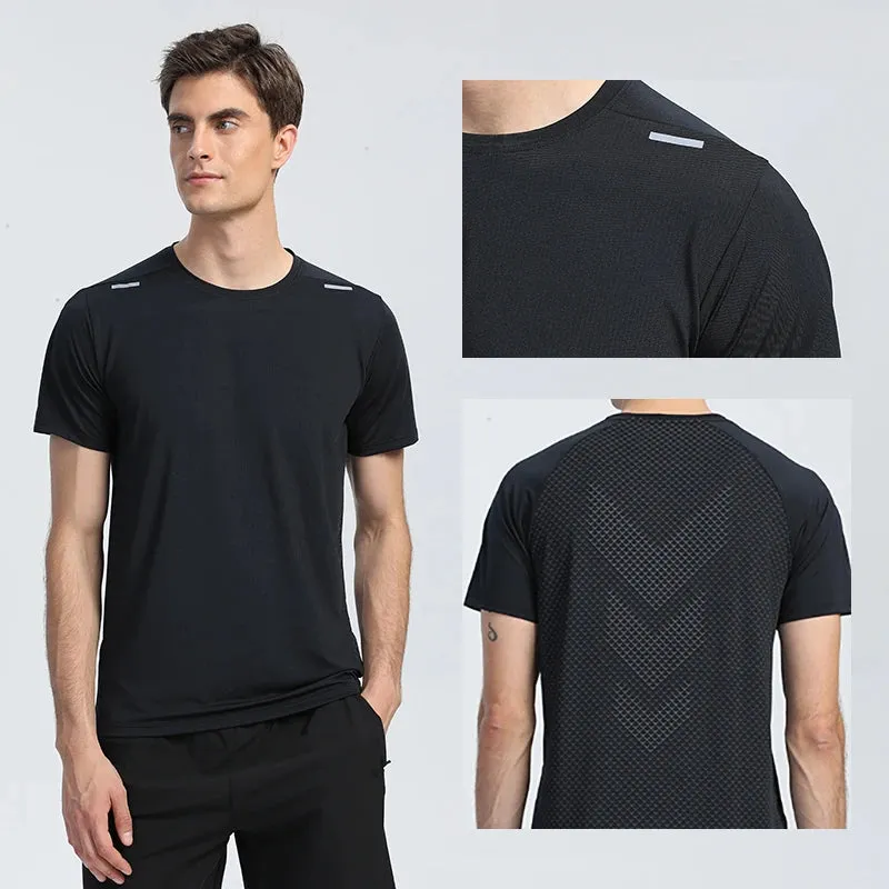 Men's Quick Dry Running T-shirt - Breathable Sportswear