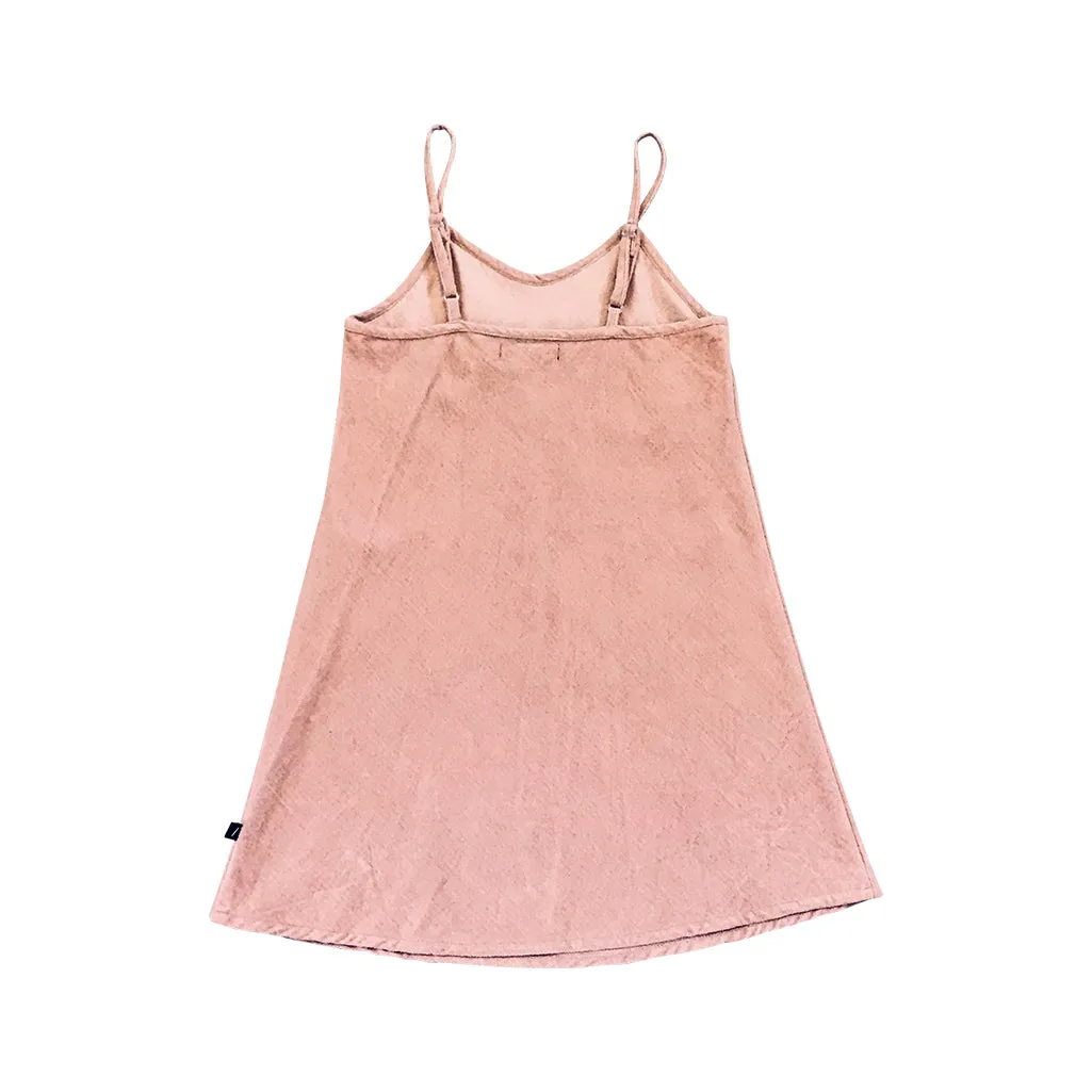 Mia Velvet Slip Dress - Dusk