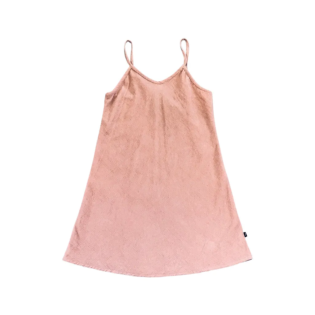 Mia Velvet Slip Dress - Dusk