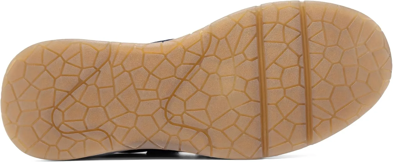NACARAT Women's Genuine Leather Slip On Walking Shoes Fashion Sneaker with Side Zipper-1