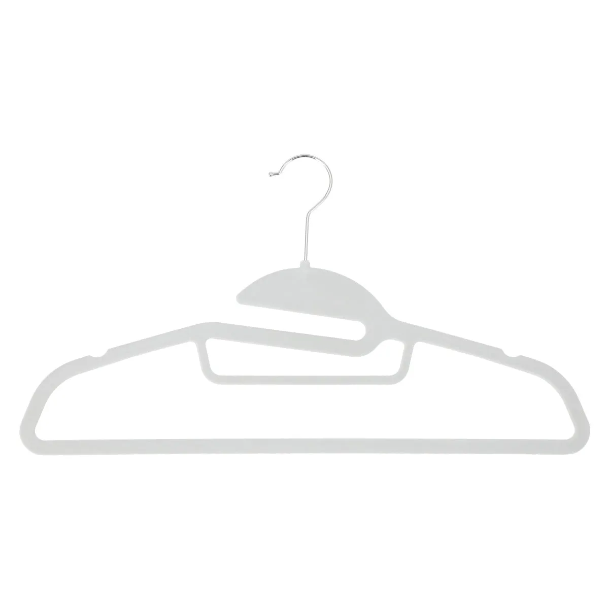 NON-SLIP HANGER FLOCKY W45 5P GY