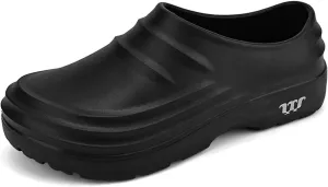 Non-Slip Kitchen Shoes for Men and Women-Oil Resistant Waterproof Chef Shoes with Rubber Anti-Skid SoleMen's Comfortable Work Mules & Clogs for Restaurant, Nursing, and Industrial Use