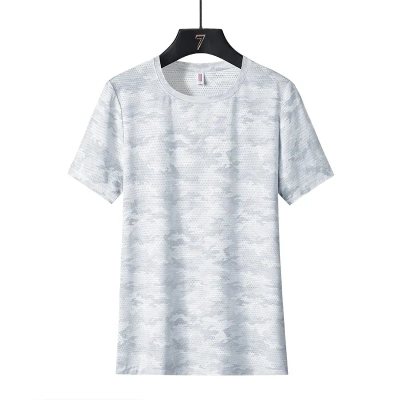Quick Dry Camo Running T-Shirt - Unisex Summer Top