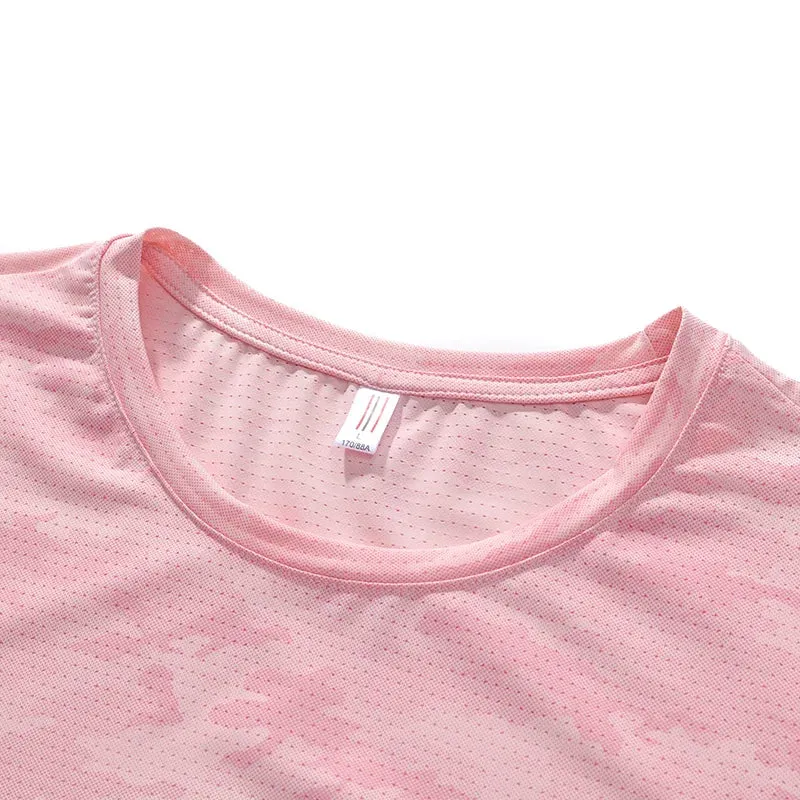 Quick Dry Camo Running T-Shirt - Unisex Summer Top