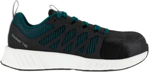 Reebok Women's Rb431 Fusion Flexweave Safety Composite Toe Athletic Work Shoe Black and Grey Industrial