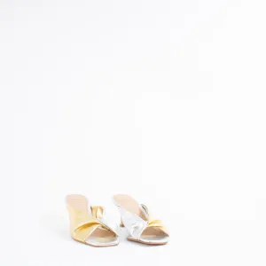SAGE SANDAL | GOLD/SILVER