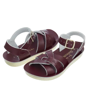 Salt-water sandals swimmer claret