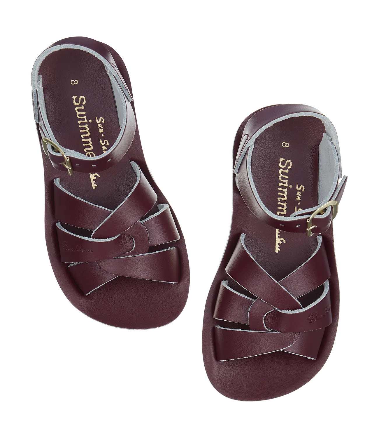 Salt-water sandals swimmer claret