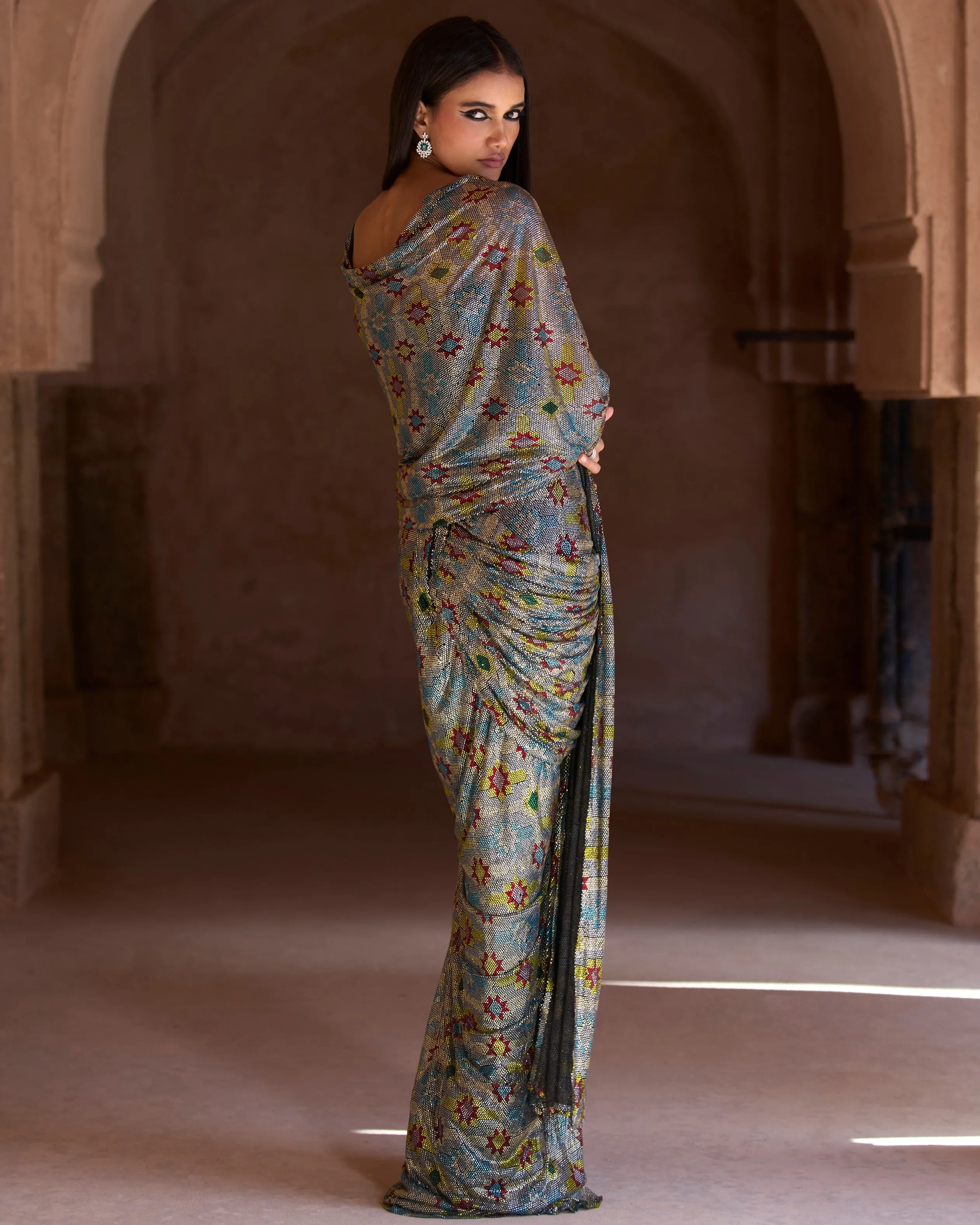 Sana Corset Sari Set