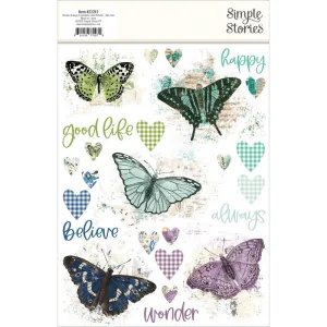 Simple Stories - Simple Vintage Essentials Color Palette Rub-Ons 6"X8"