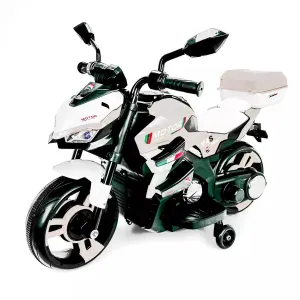 Speed V4S 2 Wheel Ride On Bike (White)