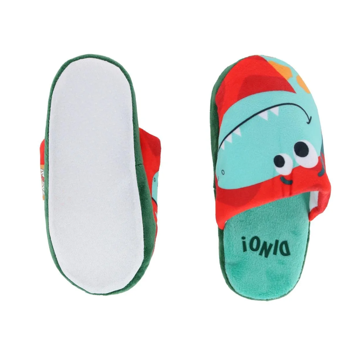 Textiel Trade Kids' Fun Dino Slide-On Slippers