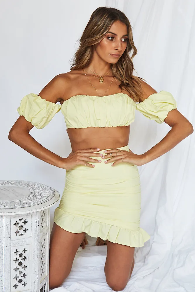 Unconditional Love Crop Top Lemon