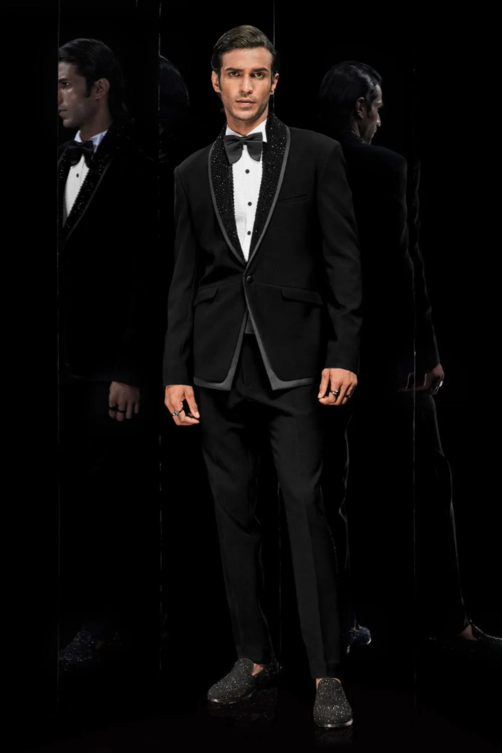 Venus Crystal Embellished Tuxedo