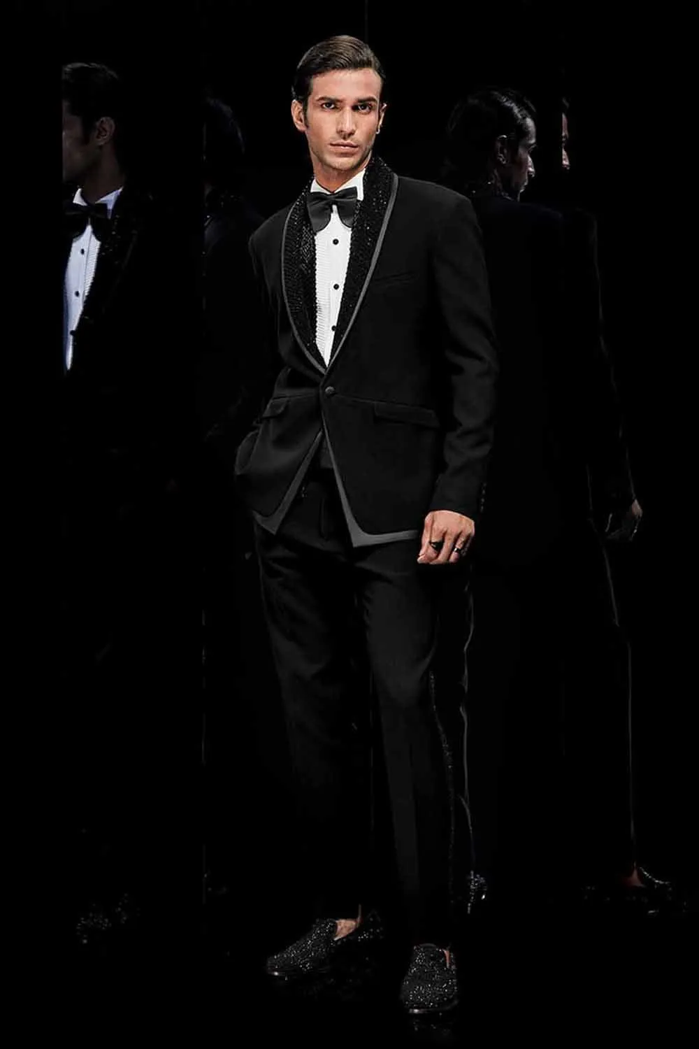 Venus Crystal Embellished Tuxedo