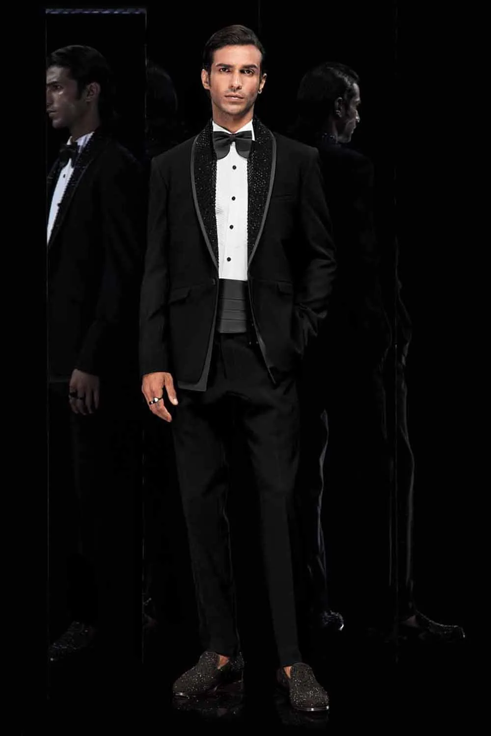 Venus Crystal Embellished Tuxedo