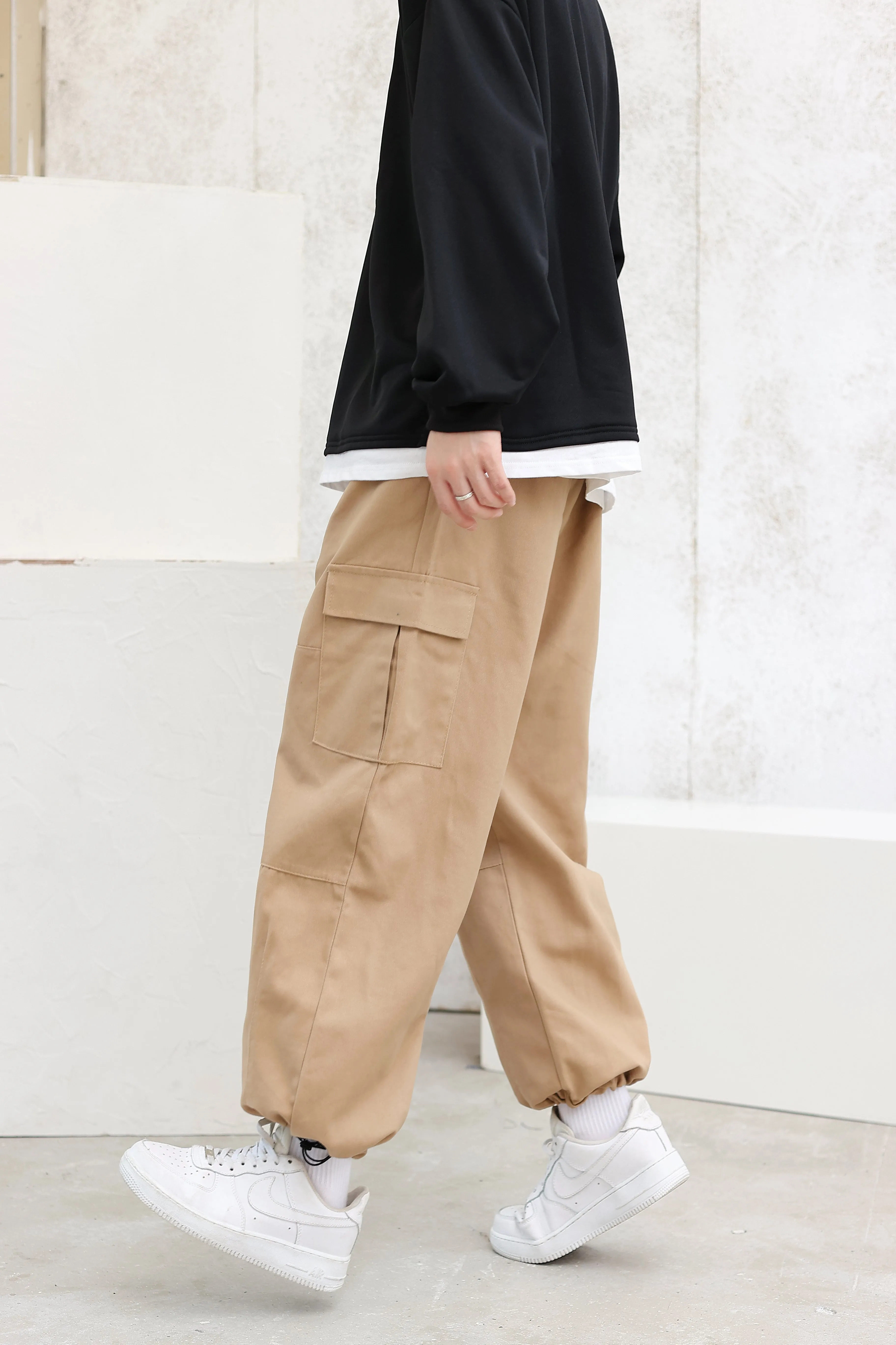 Wide Leg Cargo Pants