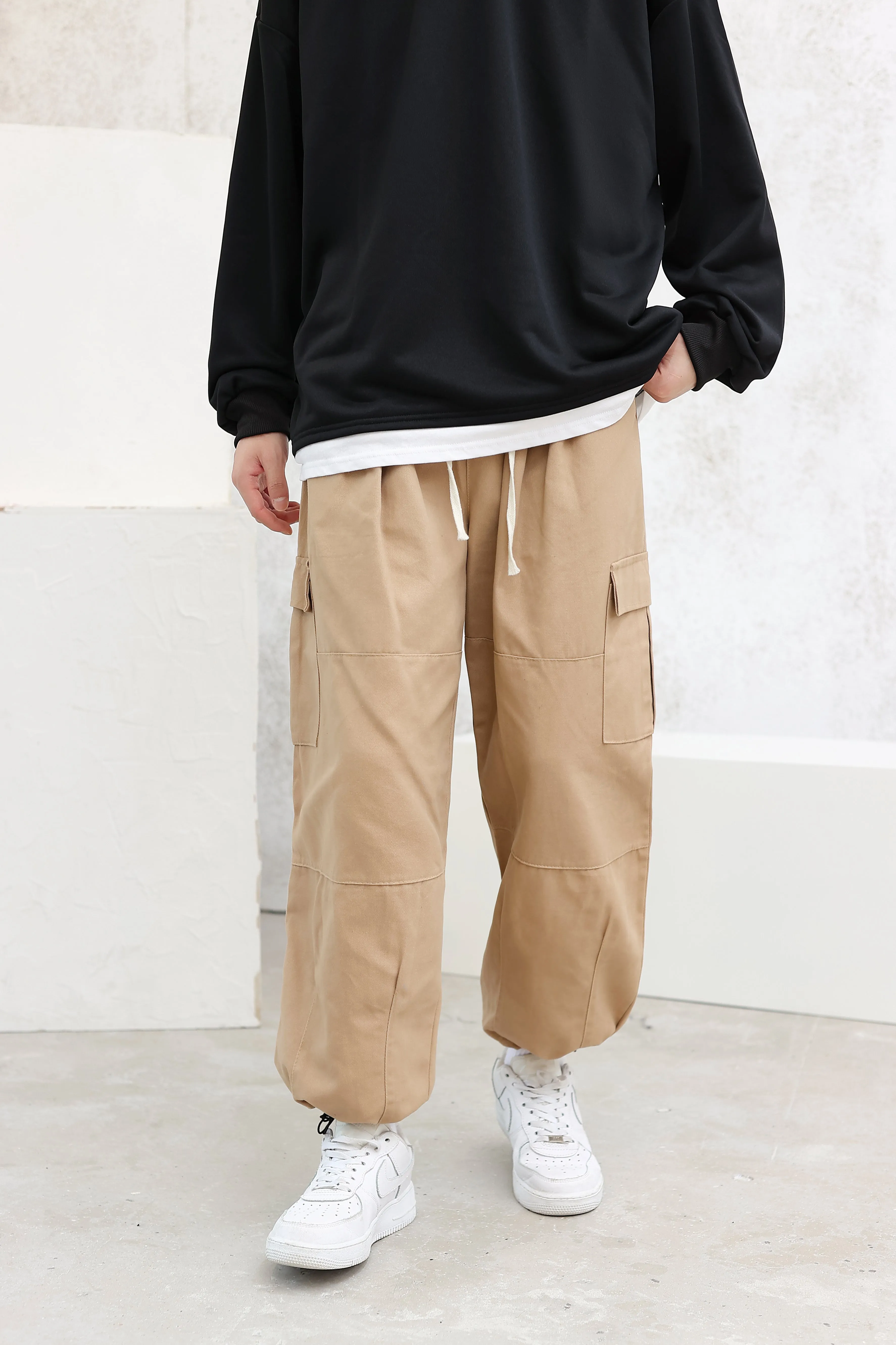 Wide Leg Cargo Pants