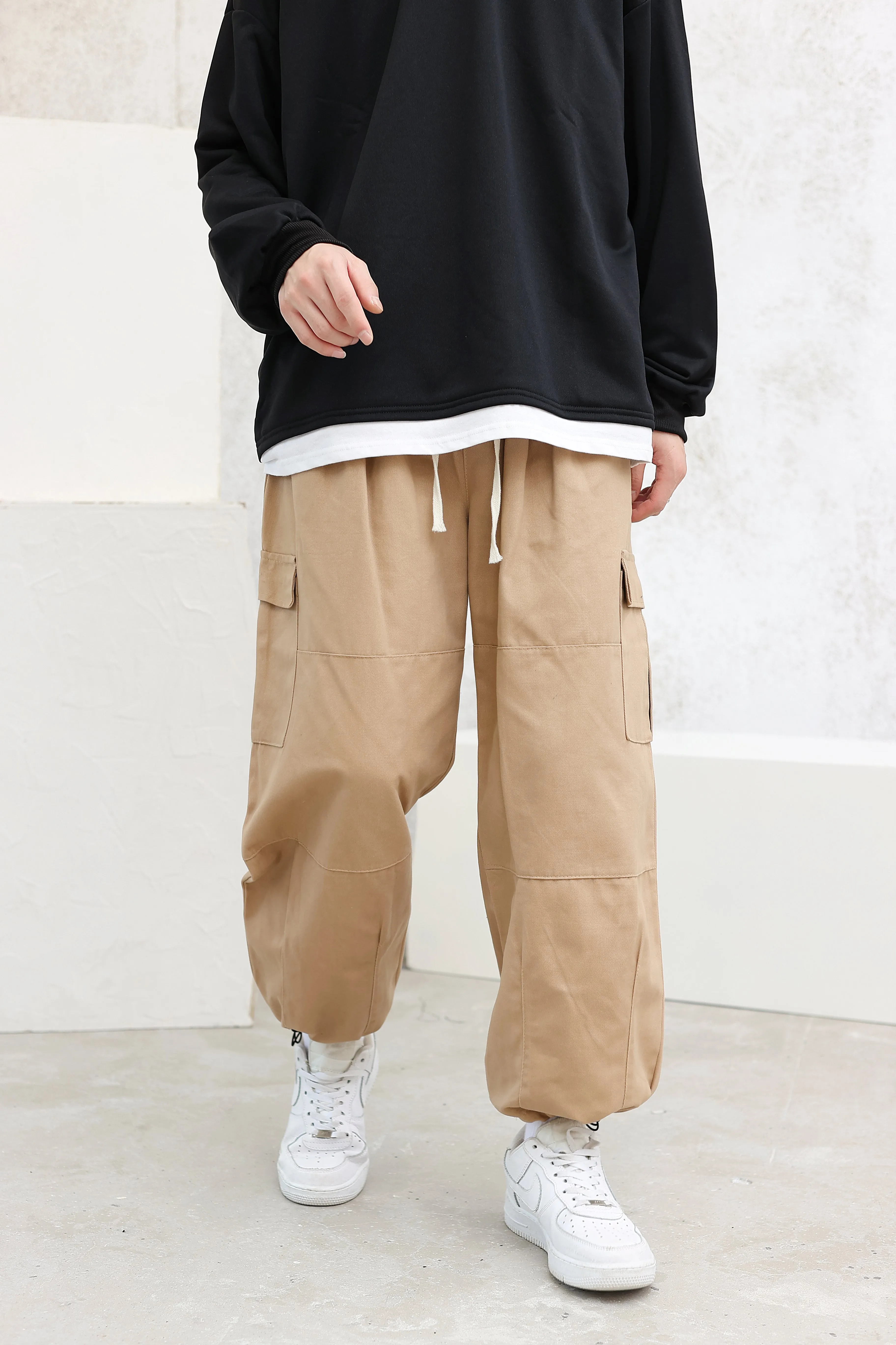 Wide Leg Cargo Pants