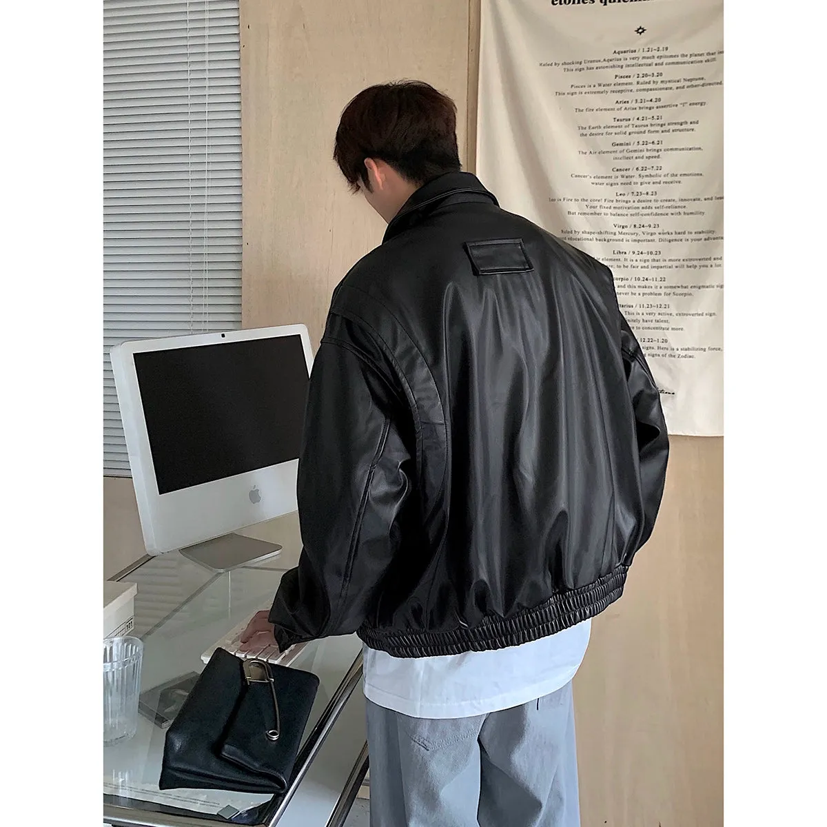 WLS Leather Retro Jacket