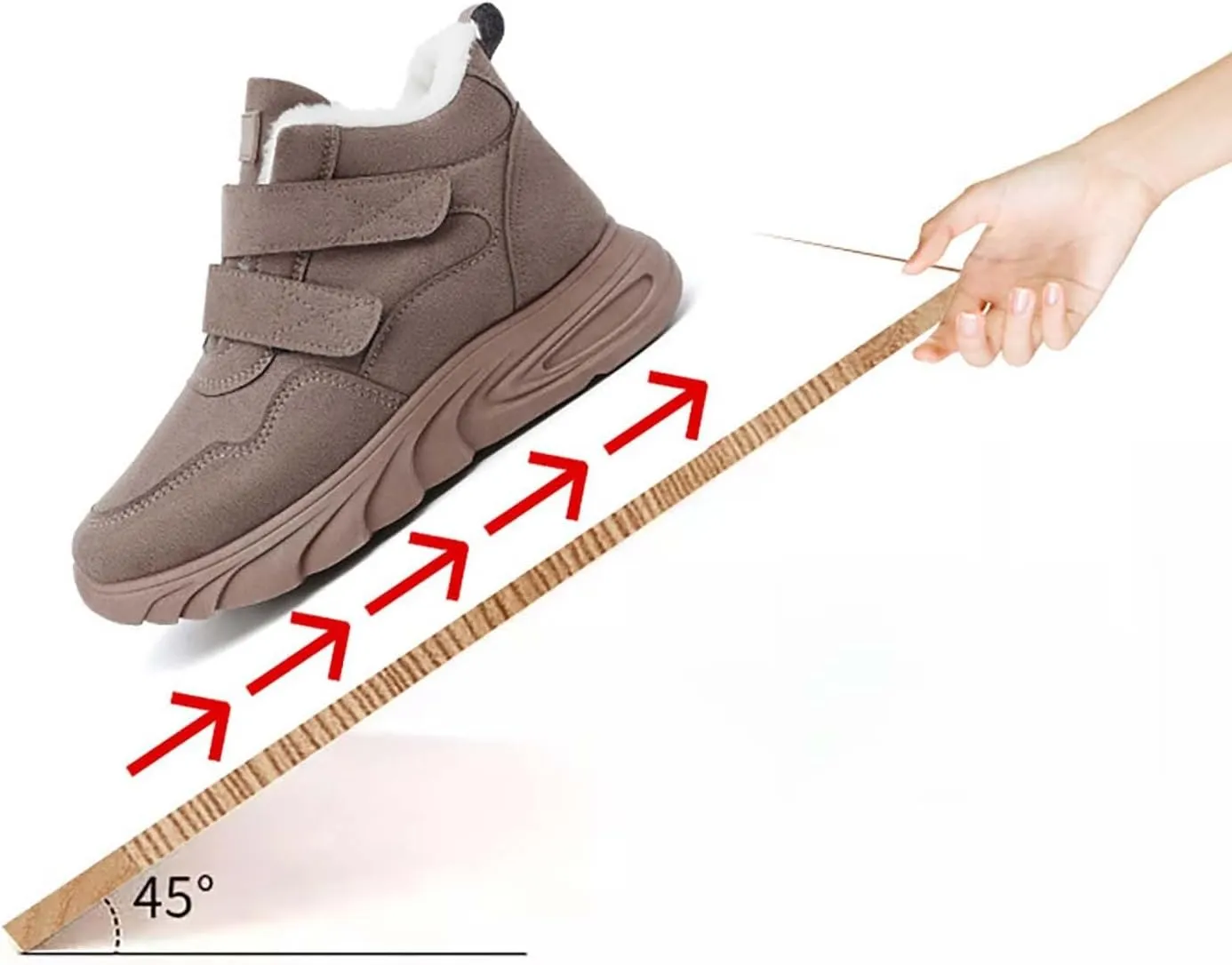 Women Snow Ankle Boots Mid Calf Boots for Women Plush Lined Walking Shoes Non Slip Runing Shoes Winter Boots