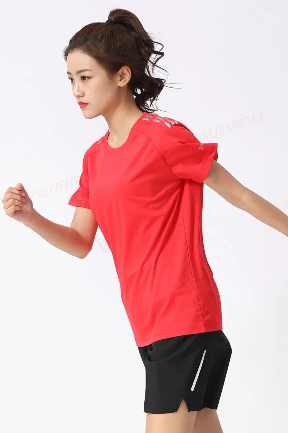 Women's Quick Dry Running T-Shirt - Breathable Gym Top