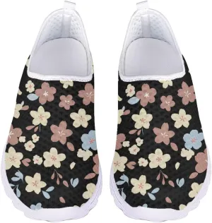 Women's Walking Shoes, Breathable Slip on Tennis Shoes Comfortable Sneakers, Casual Mesh Lightweight Athletic Sneakers