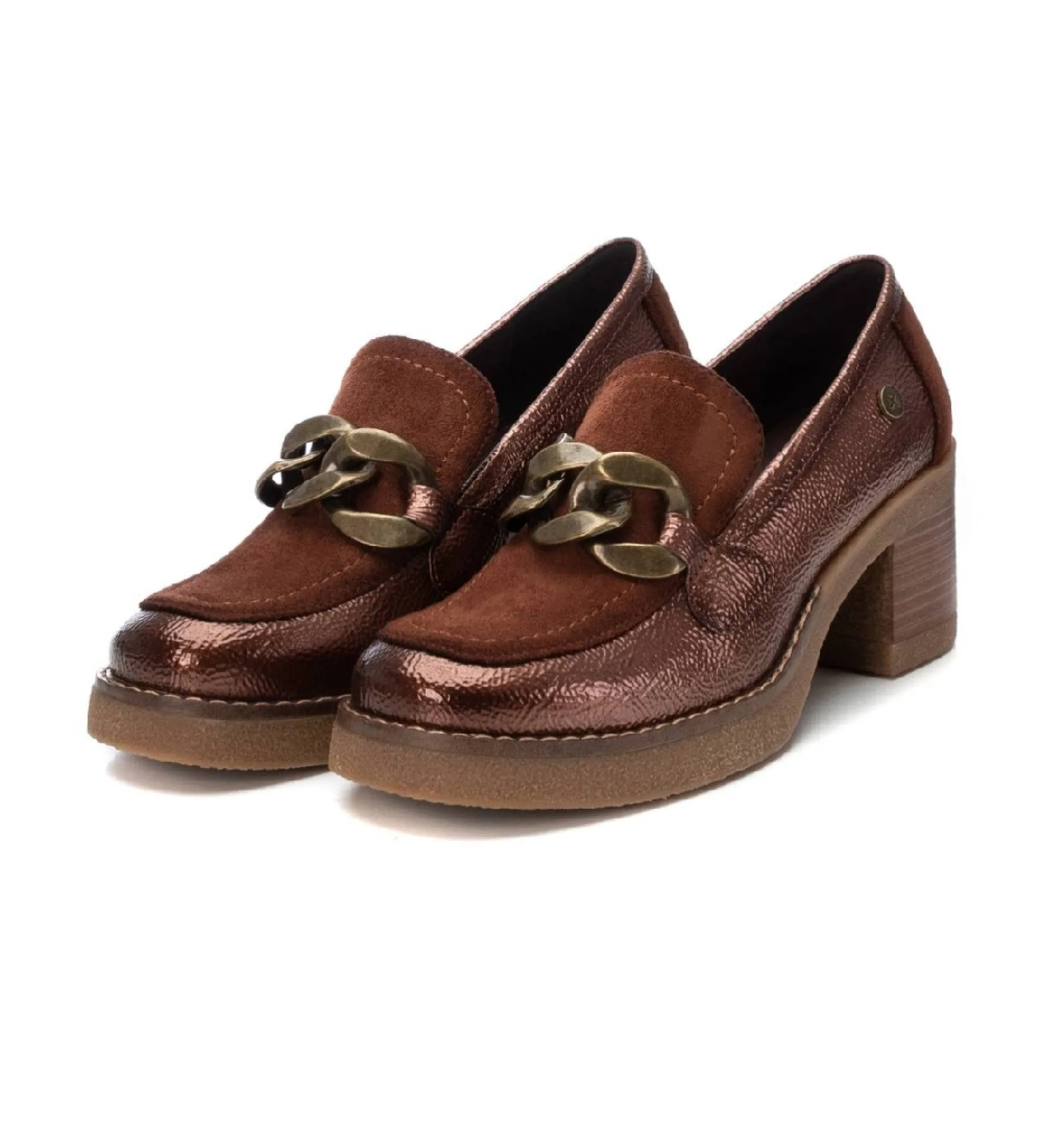 XTI Womens Shoe 143206 Bronce Patent
